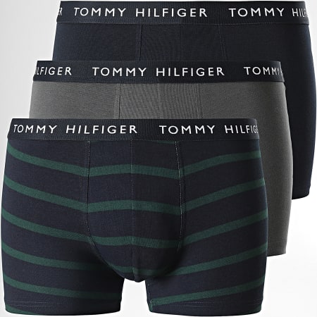 Tommy Hilfiger - Lote de 3 calzoncillos bóxer Premium Essentials 2325 Azul marino Gris antracita