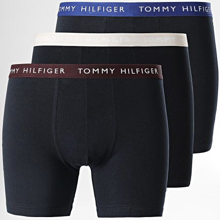 Tommy Hilfiger - Set di 3 boxer Premium Essentials 2326 blu navy