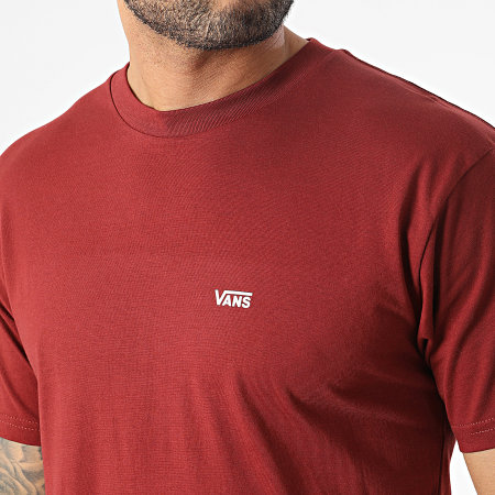 Vans - Tee Shirt Left Chest Logo A3CZE Bordeaux
