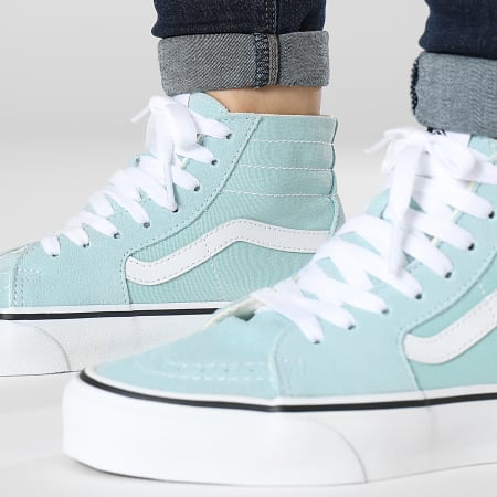 Vans - Sk8 Hi Tapered Sneakers Donna 5KRUH7O Color Theory Canal Blu