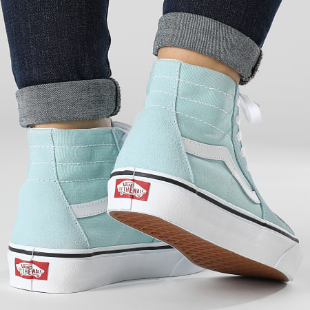 Vans - Sk8 Hi Tapered Sneakers Donna 5KRUH7O Color Theory Canal Blu