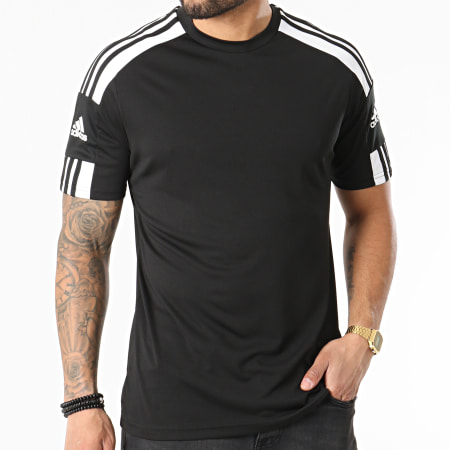 Adidas Performance - Pack De 2 Camisetas Squad Stripe GN5723 GN5720 Blanco Negro