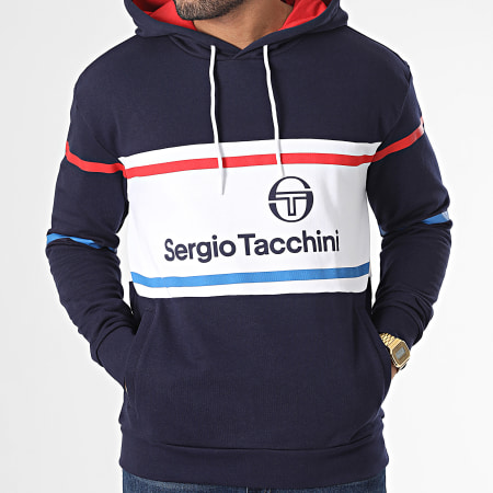 Sergio Tacchini - Sweat Capuche Deanna 40133 Bleu Marine