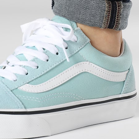 Vans - Baskets Femme Sk8 Low 7NTHO Color Theory Canal Blue