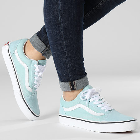 Vans - Zapatillas Sk8 Low 7NTHO Color Theory Canal Azul Mujer