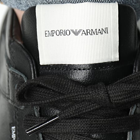 Emporio Armani - Baskets X4X568 XN162 Black Off White