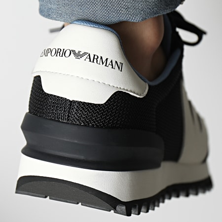 Emporio Armani - Sneakers X4X583 XN647 Navy Off White