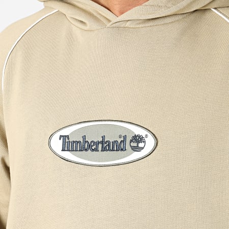 Timberland - Felpa con cappuccio con logo ovale A67B5 Beige