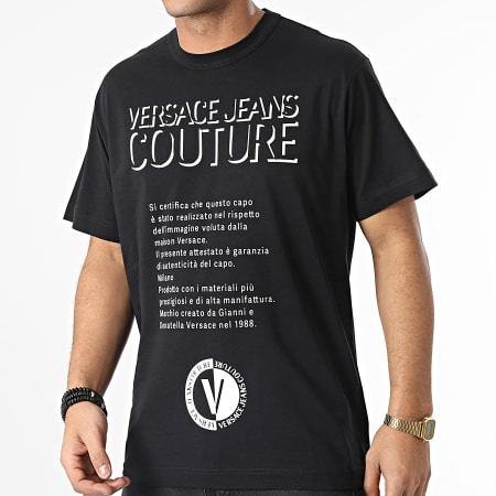 Versace Jeans Couture - Tee Shirt 74GAHY04-CJ00Y Noir