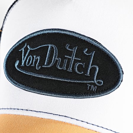 Von Dutch - Cappello estivo trucker nero arancione