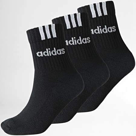 Adidas Sportswear - Lot De 3 Paires De Chaussettes 3 Stripes Linear IC1294 Noir