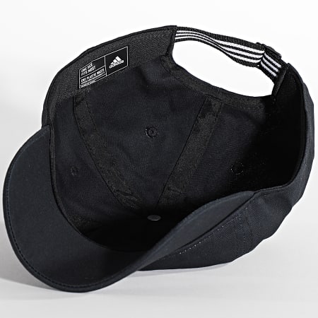 Adidas Sportswear - HT6358 Cappello nero a 3 strisce
