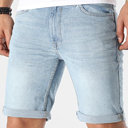 Blend - Pantaloncini jeans 20715206 lavaggio blu