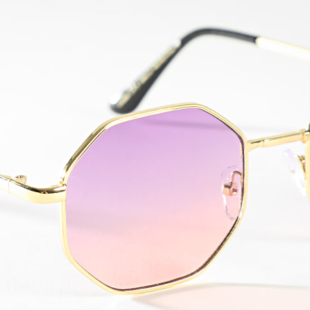Frilivin - Gafas de sol rosa violeta degradado