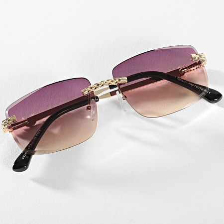 Frilivin - Gafas de sol rosa degradado