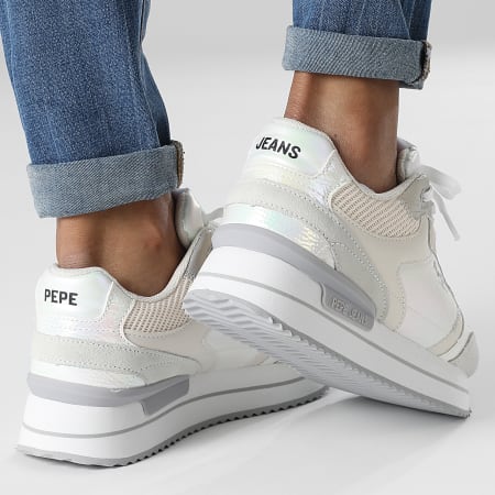 Pepe Jeans - Sneakers Rusper Donna Perla PLS31478 Bianco