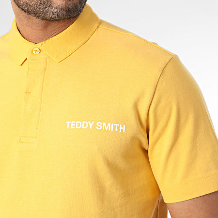 Teddy Smith - Polo Manches Courtes Required Jaune