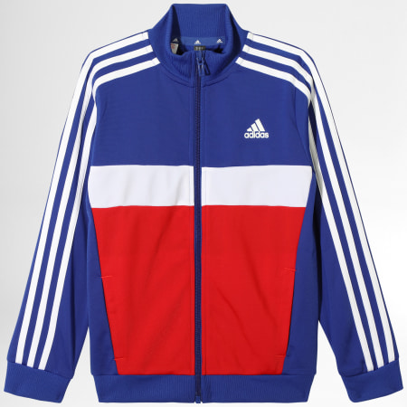 Adidas Sportswear - Ensemble De Survetement A Bandes Enfant 3 Stripes IC5682 Bleu Marine Rouge Bleu Roi