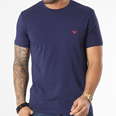 Emporio Armani - Lote de 2 camisetas 111267-3R720 Azul marino Rojo
