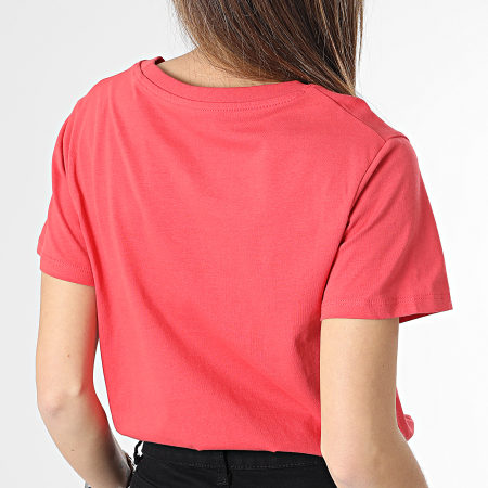 Pepe Jeans - Tee Shirt Femme Wendy Chest Rouge