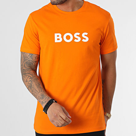 BOSS - Camiseta 50491706 Naranja