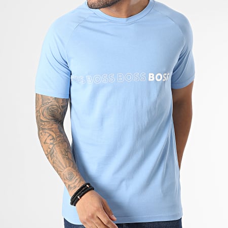 BOSS - Tee Shirt 50491696 Bleu Clair