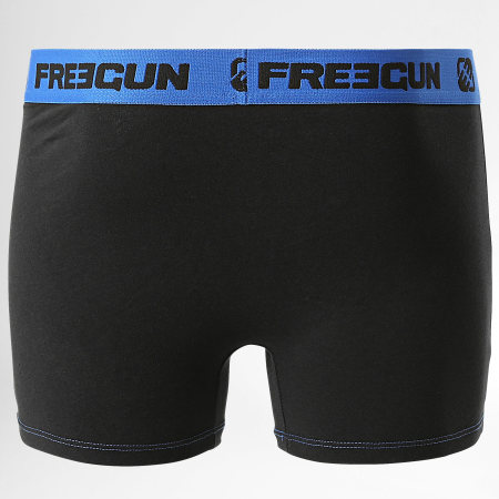 Freegun - Confezione da 6 boxer trio nero blu