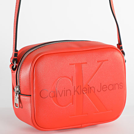 Calvin Klein - Bolso de mujer Sculpted Camera Bag 0275 Naranja