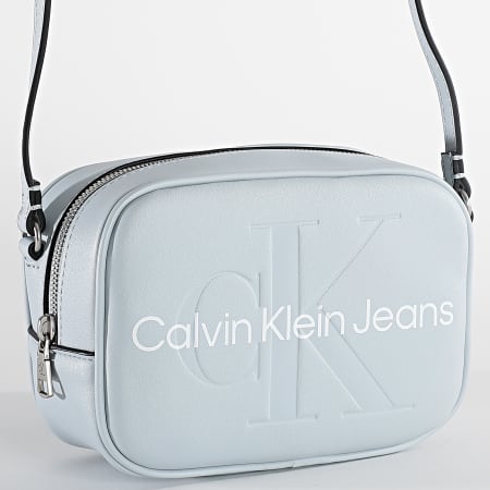Calvin Klein - Bolso Cámara Mujer Esculpido 0275 Azul Pálido