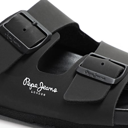 Pepe Jeans - Sandalias dobles Bio Royal PMS90101 Negro
