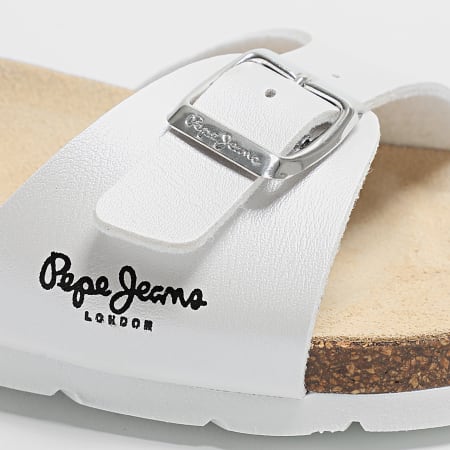 Pepe Jeans - Sandali Oban Nacar Donna PMS90615 Bianco