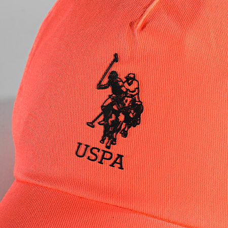 US Polo ASSN - 65762 Tapa naranja fluorescente