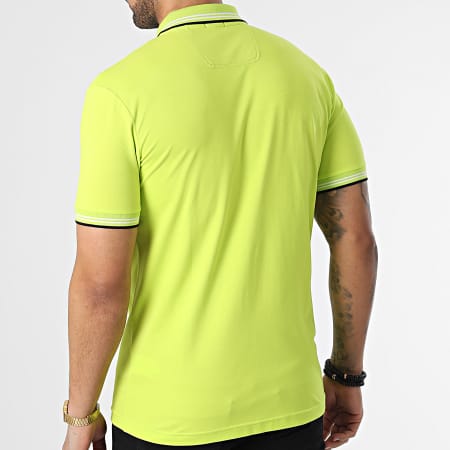 BOSS - Polo Manches Courtes Paul Curved 50469245 Vert Anis