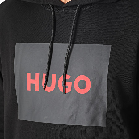 HUGO - Sweat Capuche 50473168 Noir