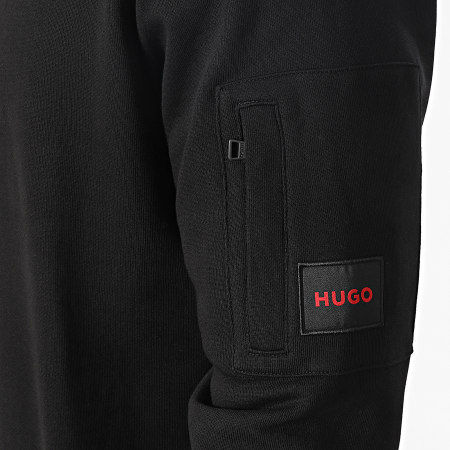 HUGO - Sudadera cuello redondo 50473900 Negro