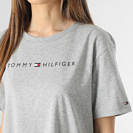Tommy Hilfiger - Robe Tee Shirt Femme 1639 Gris Chiné