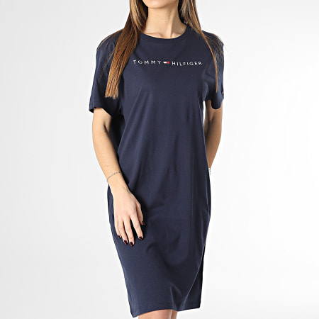 Tommy Hilfiger - Robe Tee Shirt Femme 1639 Bleu Marine