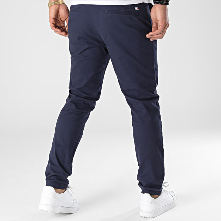 Tommy Jeans - Pantalon Chino Slim Austin Tapered 5964 Bleu Marine