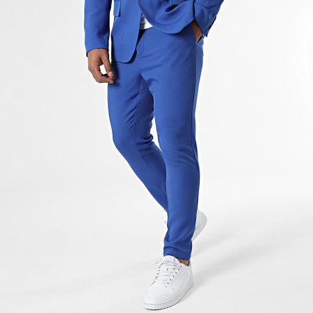 Frilivin - Chaqueta Blazer Azul Real y Pantalón Chino