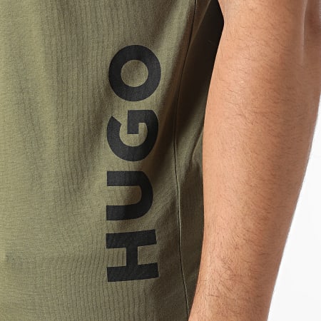 HUGO - Tee Shirt Relaxed 50493727 Vert Kaki