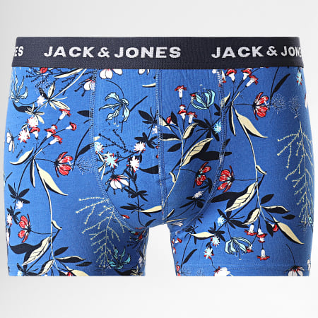 Jack And Jones - Lot De 7 Boxers Small Flowers Bleu Rouge Vert
