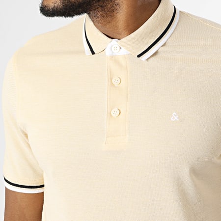 Jack And Jones - Polo Manches Courtes Paulos Beige