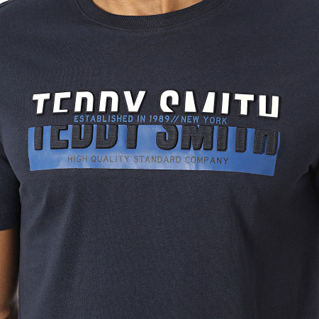 Teddy Smith - Tee Shirt Gordon 11014490D Bleu Marine