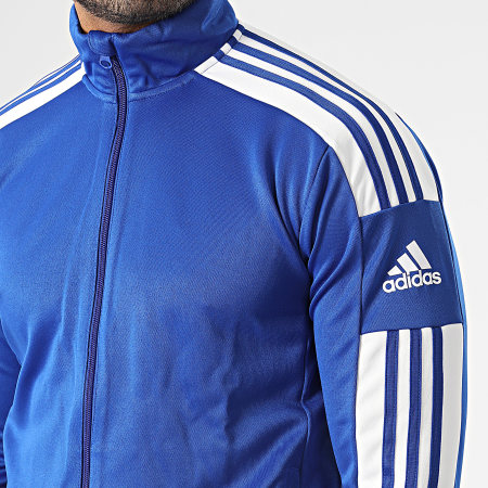 Adidas Sportswear - SQ21 GK9545 GP6463 Tuta da ginnastica nera a righe blu reale