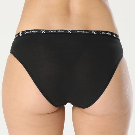 Calvin Klein - Juego de 2 bragas para mujer QD3991E Negro