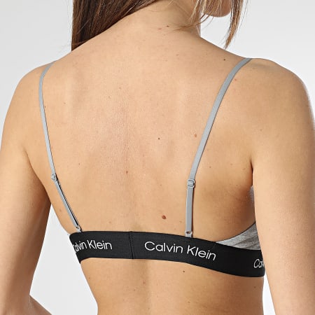 Calvin Klein - Sujetador de mujer QF7216E Heather Grey