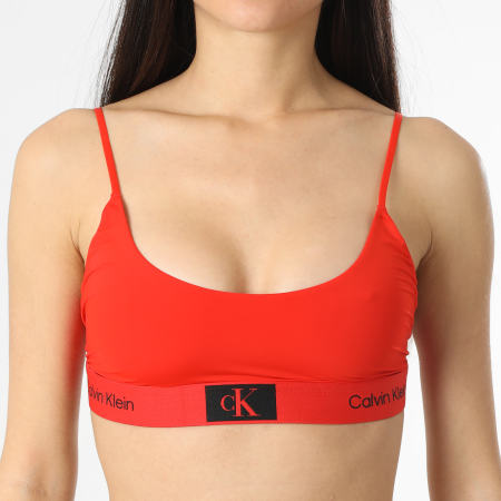 Calvin Klein - Sujetador de mujer QF7245E Rojo