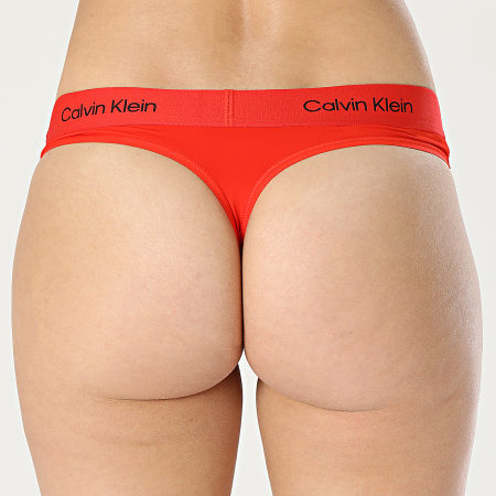 Calvin Klein - String Femme QF7248E Rouge