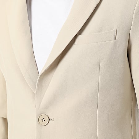 Frilivin - Set giacca blazer e pantaloni chino FSX2092B Beige