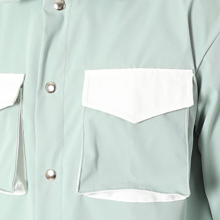 Frilivin - Conjunto de chaqueta y pantalón Cargo verde claro